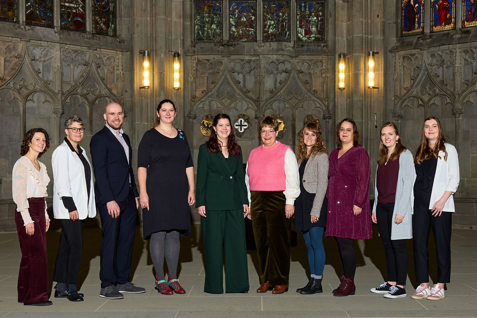  Gruppenbild Beauftragte Katechetik und Sozialdiakonie Ordinations- und Beauftragungsfeier im Münster 2025