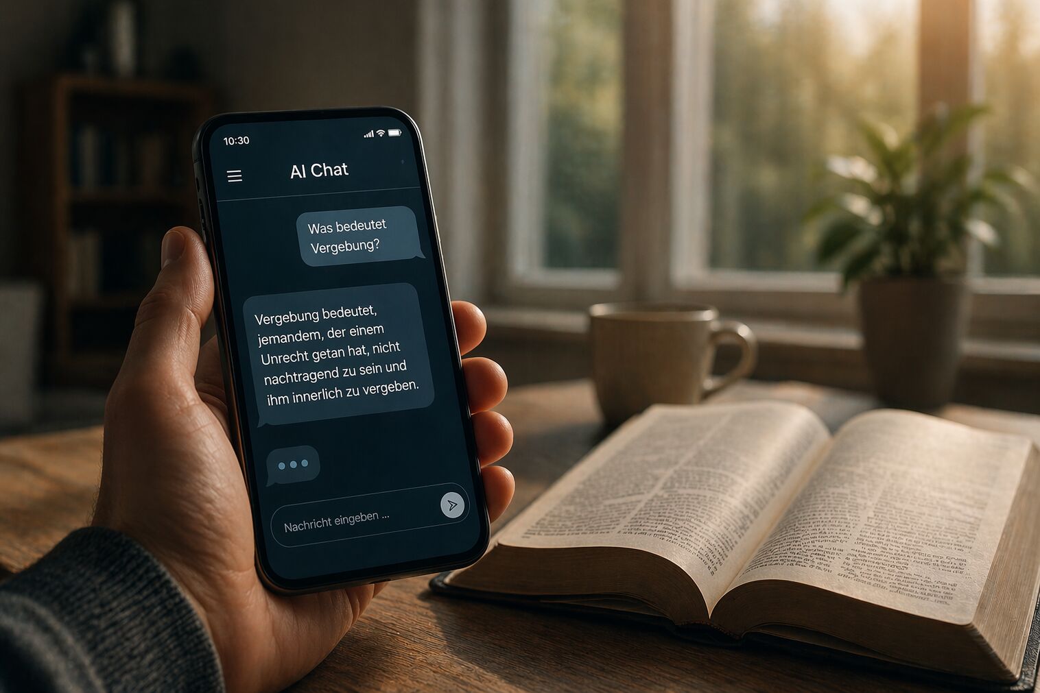 Ki-Bild Glaubensfragen