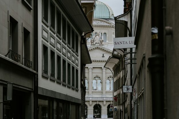 Gasse zum Bundeshaus